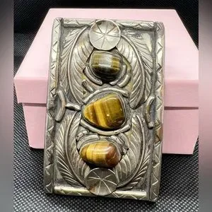 Accessories | Vintage Sterling Silver And Tigers Eye Belt  display picture 3